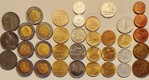 Lotto monete lire miste