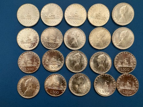 Lotto monete argento - 20,