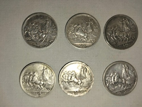 Argento pezzi 2 lire - -, da