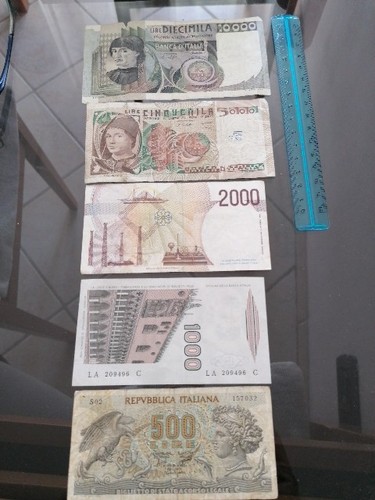 Lotto banconote lire 10000 - banconote,