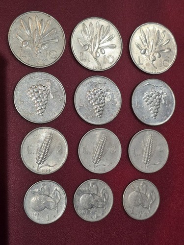 Lotto 1 lire italma - 10, 5