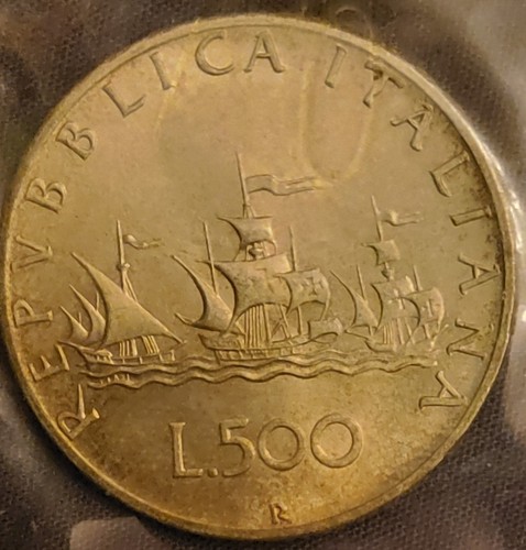 500 lire caravelle 1962 - bb, +