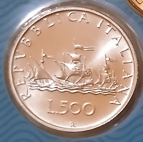 Lotto monete 500 lire - 500, argento