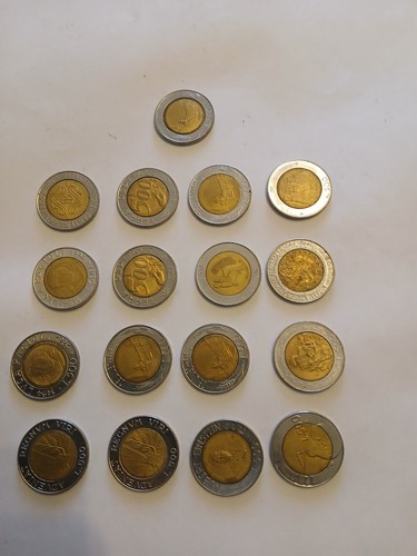 Lotto monete 500 lire - 500,
