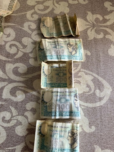 Lotto lire banconote 1000 - lire,