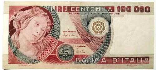 Lotto banconote 100 000 - banconote, 100.000