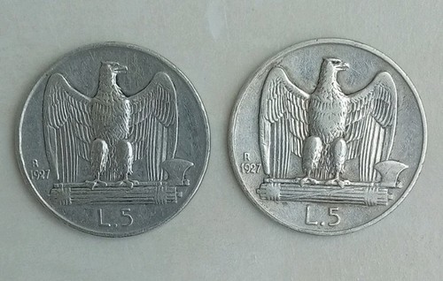 Lotto lire argento - 5,