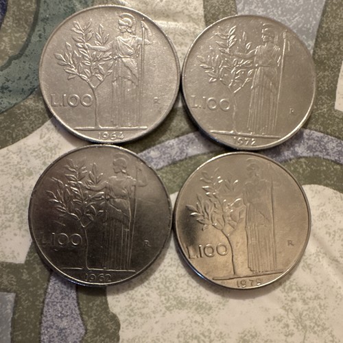 Lotto monete 100 lire - 100,