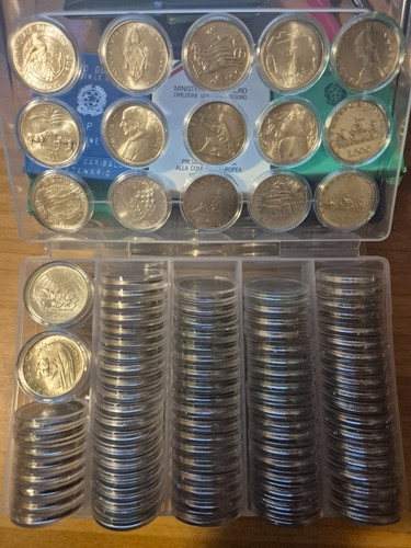 500 lire argento - argento, 80