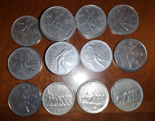 Lotto monete 50 lire - lotto,