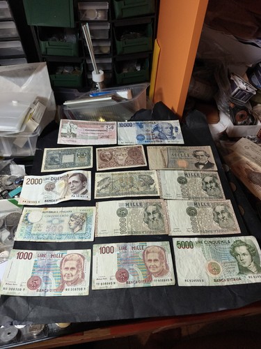 Lotto banconote lire - banconote,