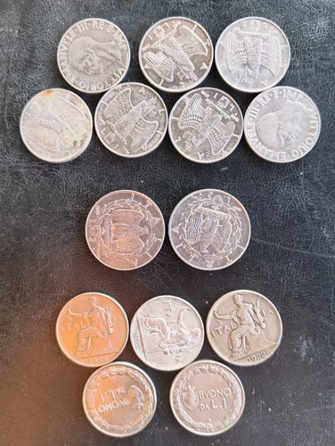 Lotto monete regno italia - monete,