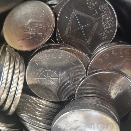 Lotto monete 100 lire - da,