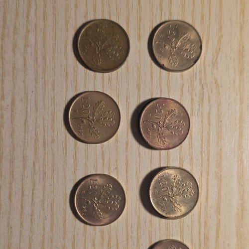 Lotto lire quercia - lire, 1978