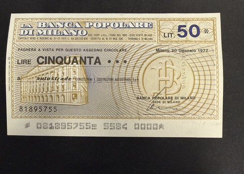 Lotto assegni circolari - circolari, 50