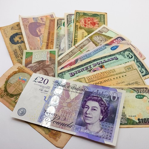 Lotto banconote mondiali - banconote,