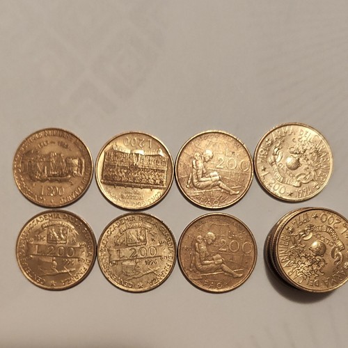 Lotto monete 200 lire - lotto, da