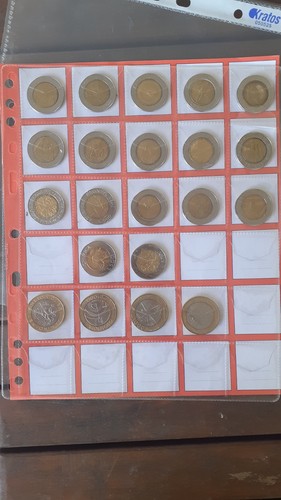 Lotto monete bimetalliche - lotto,