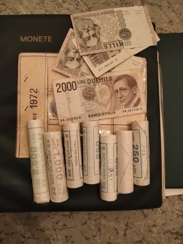 Lotto num rotolini - 7, lire