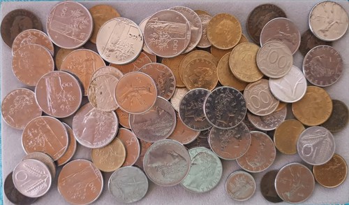 Lotto monete lire - italiane, –