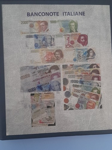 Lotto banconote lire - di,