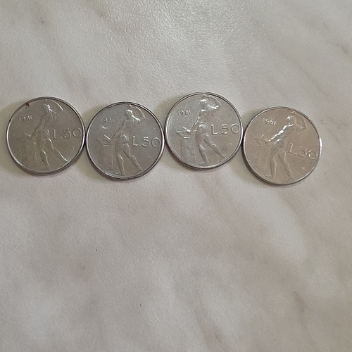 Lotto monete italia lire - monete, 50
