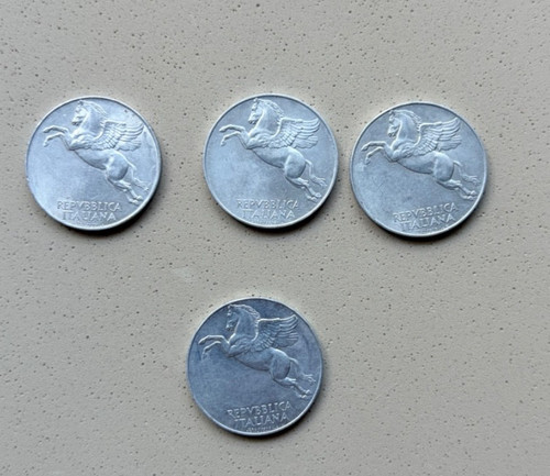 Lotto monete lire pegaso - monete,