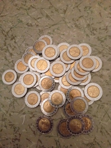 Lotto monete 500 lire - 47,