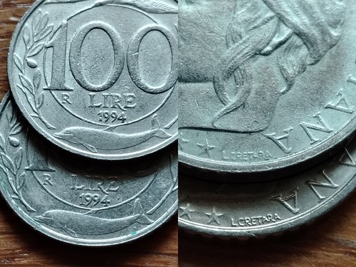 Lotto monete repubblica 100 - lotto, 60