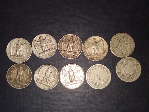 Lotto pezzi 5 lire - di, 10